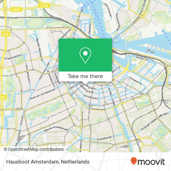 Hausboot Amsterdam map