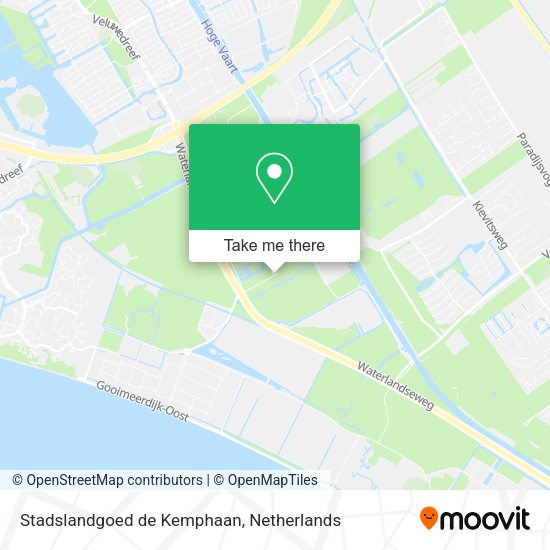 Stadslandgoed de Kemphaan map