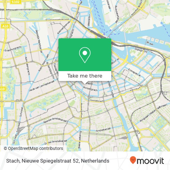 Stach, Nieuwe Spiegelstraat 52 map