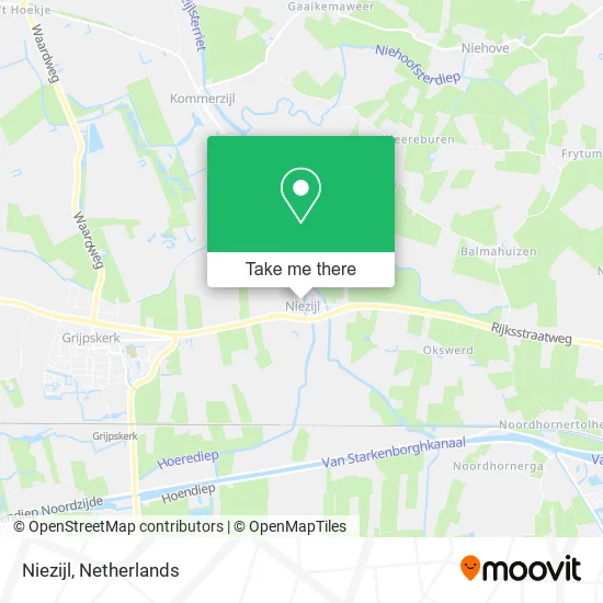 Niezijl map