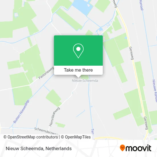 Nieuw Scheemda map