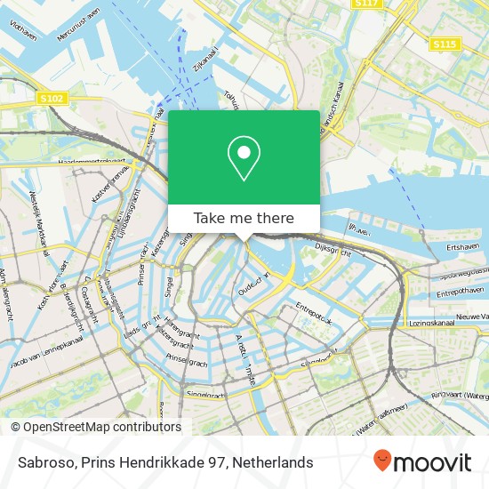 Sabroso, Prins Hendrikkade 97 map