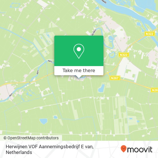 Herwijnen VOF Aannemingsbedrijf E van map