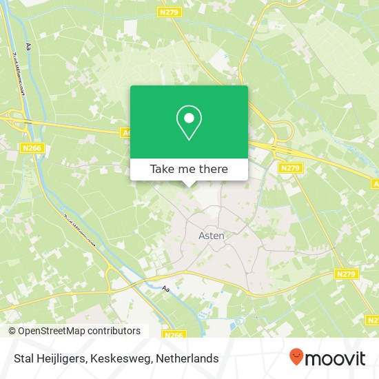 Stal Heijligers, Keskesweg map