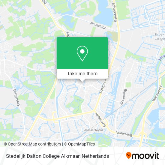 Stedelijk Dalton College Alkmaar map