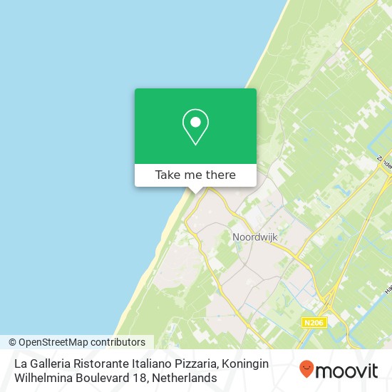 La Galleria Ristorante Italiano Pizzaria, Koningin Wilhelmina Boulevard 18 Karte