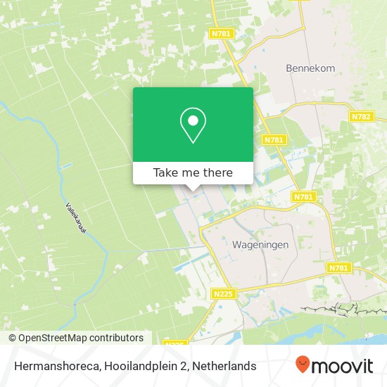 Hermanshoreca, Hooilandplein 2 Karte