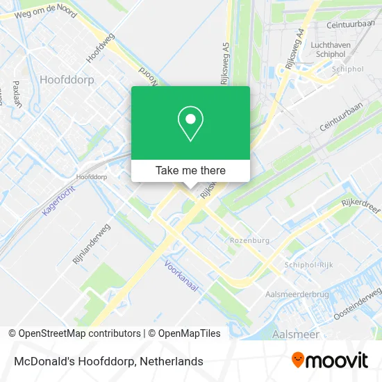 McDonald's Hoofddorp map