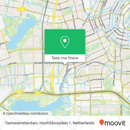 Tastoeamsterdam, Hoofddorpplein 1 map