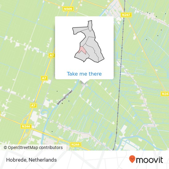 Hobrede map