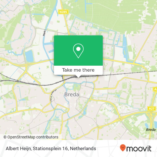 Albert Heijn, Stationsplein 16 map
