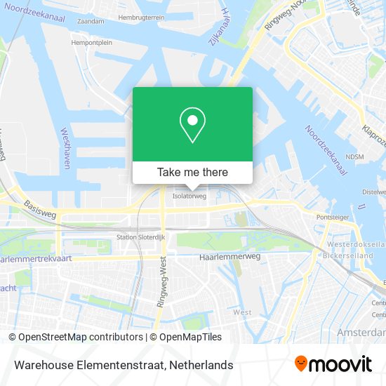 Warehouse Elementenstraat map