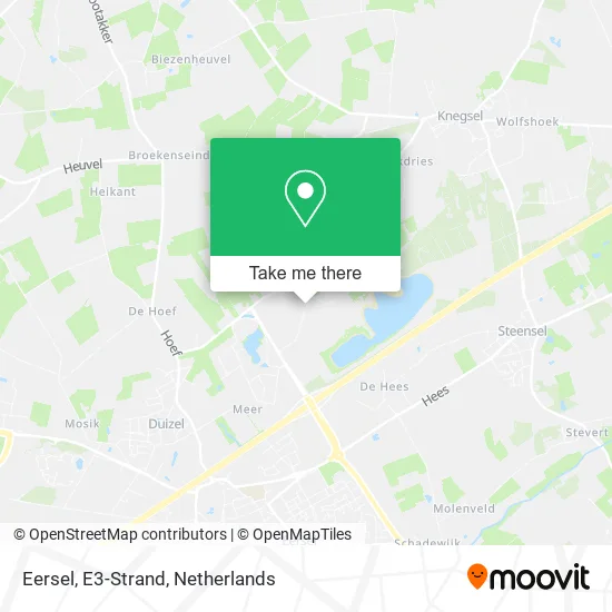 Eersel, E3-Strand map