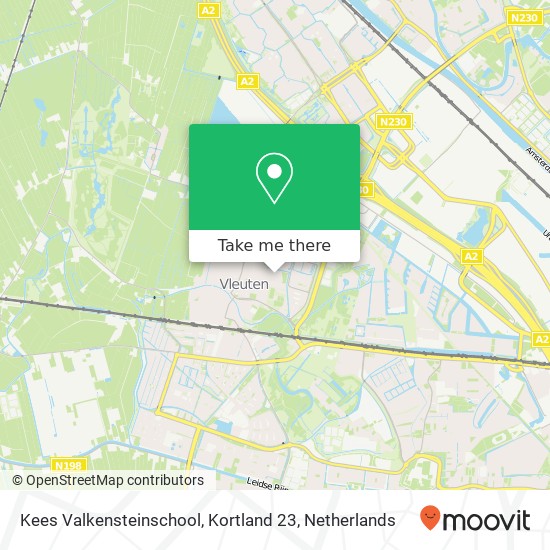 Kees Valkensteinschool, Kortland 23 map