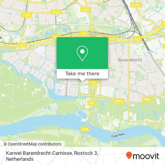 Karwei Barendrecht-Carnisse, Rostock 3 map