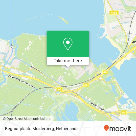Begraafplaats Muiderberg map