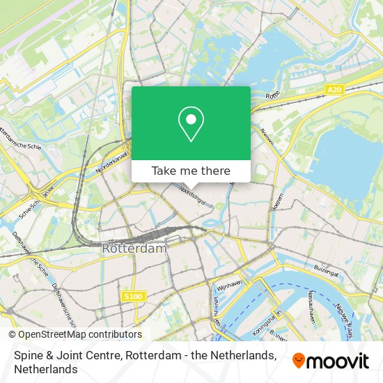 Spine & Joint Centre, Rotterdam - the Netherlands map