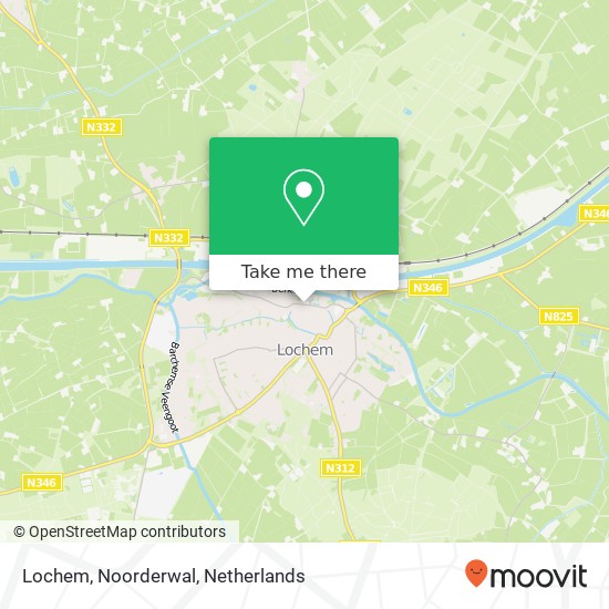 Lochem, Noorderwal map