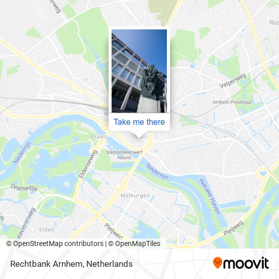 Rechtbank Arnhem map