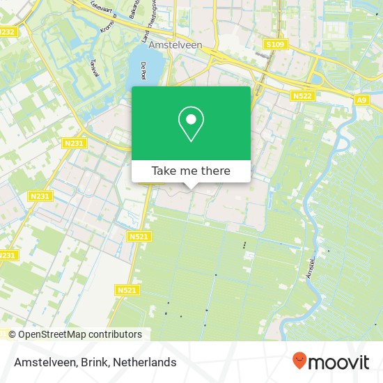 Amstelveen, Brink Karte