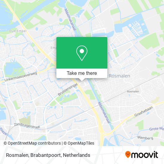 Rosmalen, Brabantpoort map