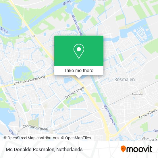 Mc Donalds Rosmalen map