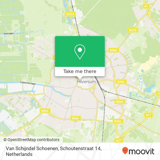 Van Schijndel Schoenen, Schoutenstraat 14 map