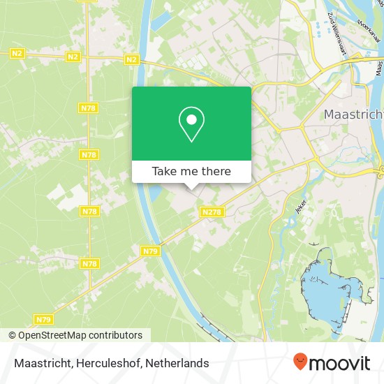 Maastricht, Herculeshof map