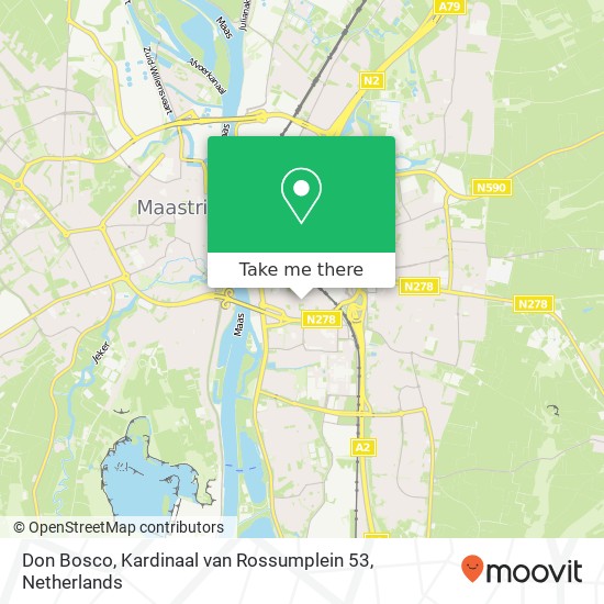 Don Bosco, Kardinaal van Rossumplein 53 map