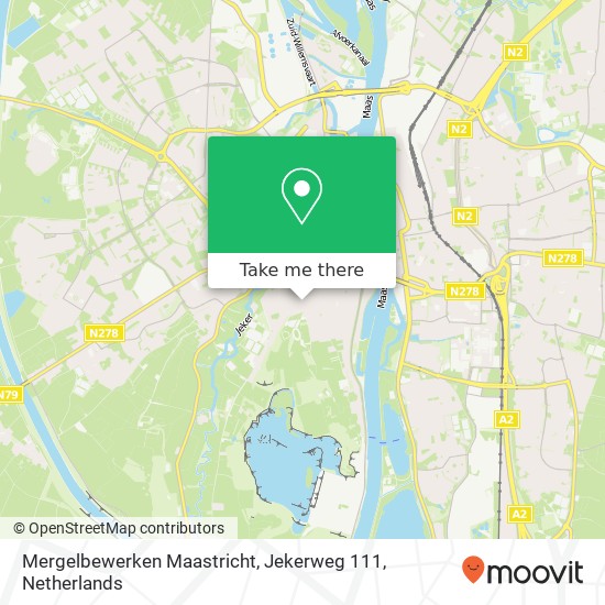 Mergelbewerken Maastricht, Jekerweg 111 Karte