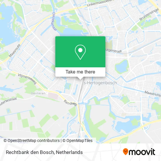 Rechtbank den Bosch map