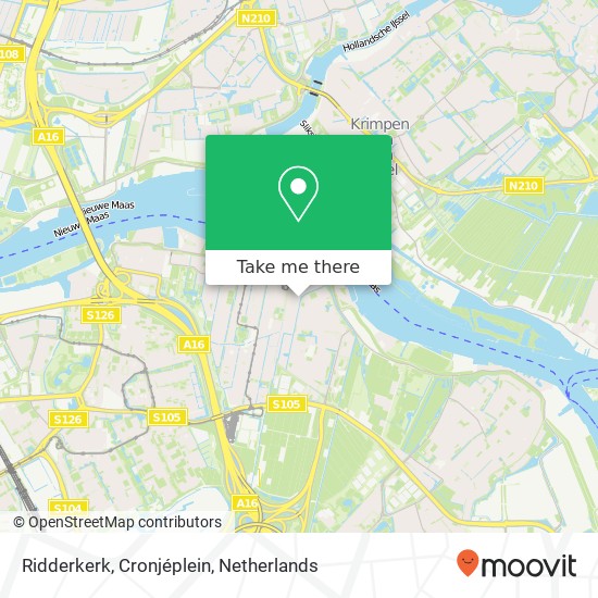 Ridderkerk, Cronjéplein map
