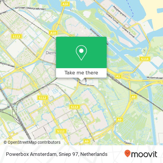 Powerbox Amsterdam, Sniep 97 map