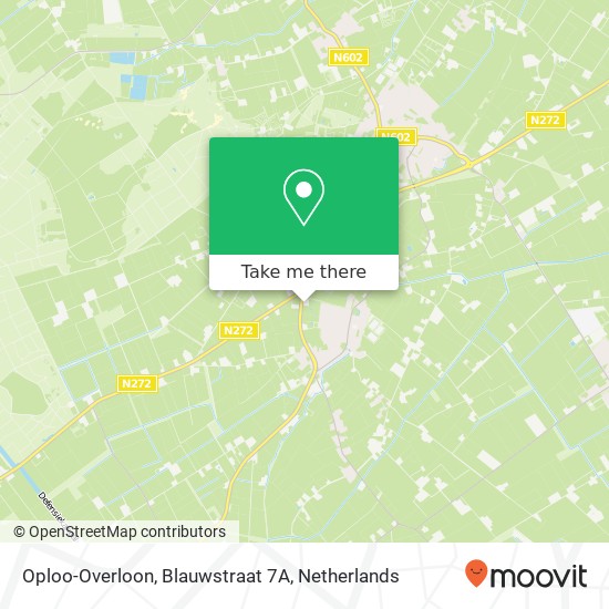 Oploo-Overloon, Blauwstraat 7A map