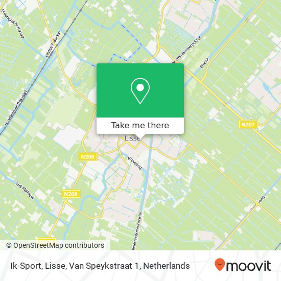 Ik-Sport, Lisse, Van Speykstraat 1 map