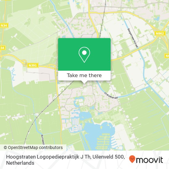 Hoogstraten Logopediepraktijk J Th, Uilenveld 500 map