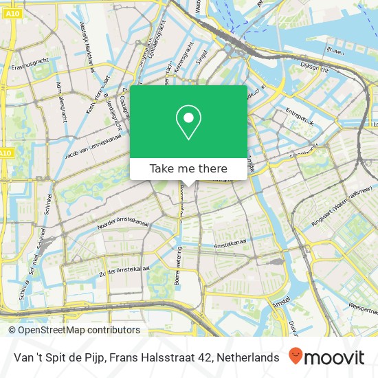 Van 't Spit de Pijp, Frans Halsstraat 42 map