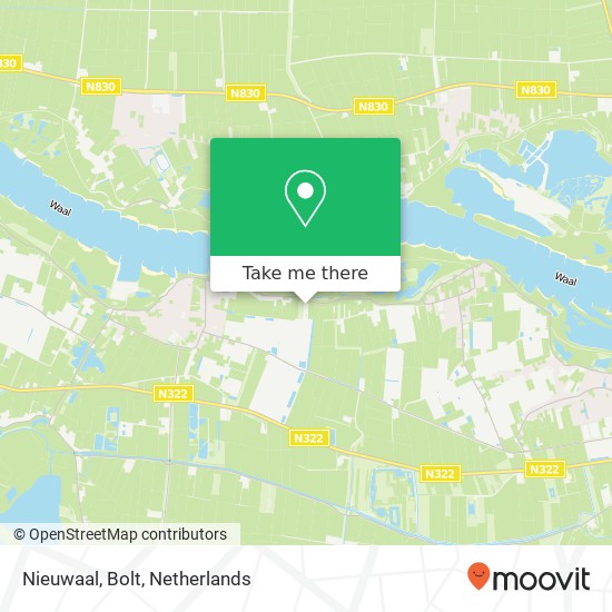 Nieuwaal, Bolt map