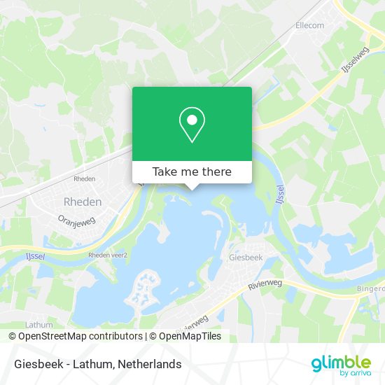 Giesbeek - Lathum map