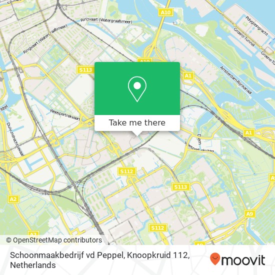 Schoonmaakbedrijf vd Peppel, Knoopkruid 112 map