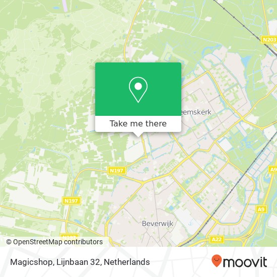 Magicshop, Lijnbaan 32 map