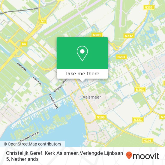 Christelijk Geref. Kerk Aalsmeer, Verlengde Lijnbaan 5 map