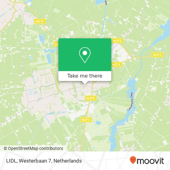 LIDL, Westerbaan 7 map