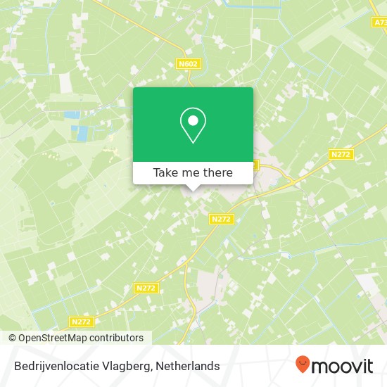 Bedrijvenlocatie Vlagberg map