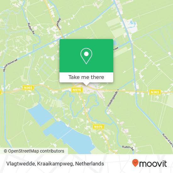 Vlagtwedde, Kraaikampweg Karte