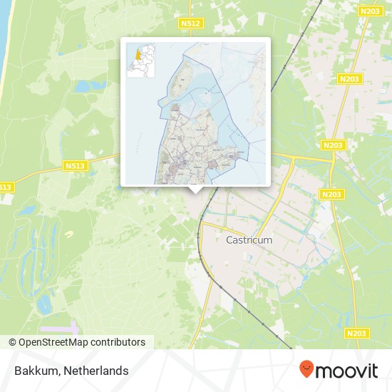 Bakkum map