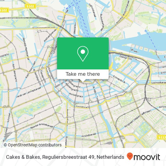 Cakes & Bakes, Reguliersbreestraat 49 Karte