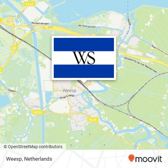 Weesp map