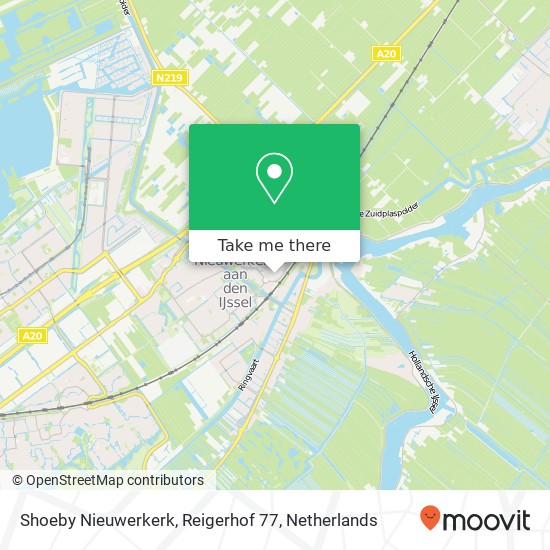 Shoeby Nieuwerkerk, Reigerhof 77 map