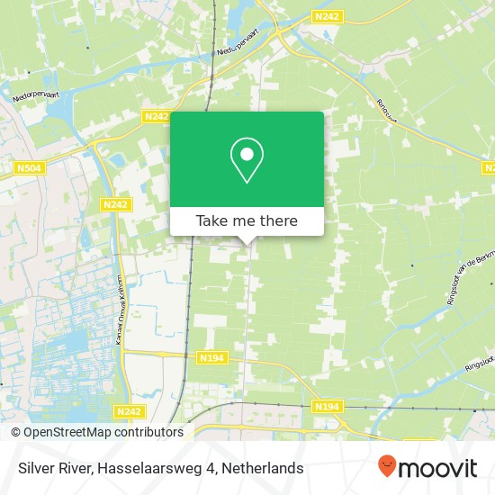 Silver River, Hasselaarsweg 4 map